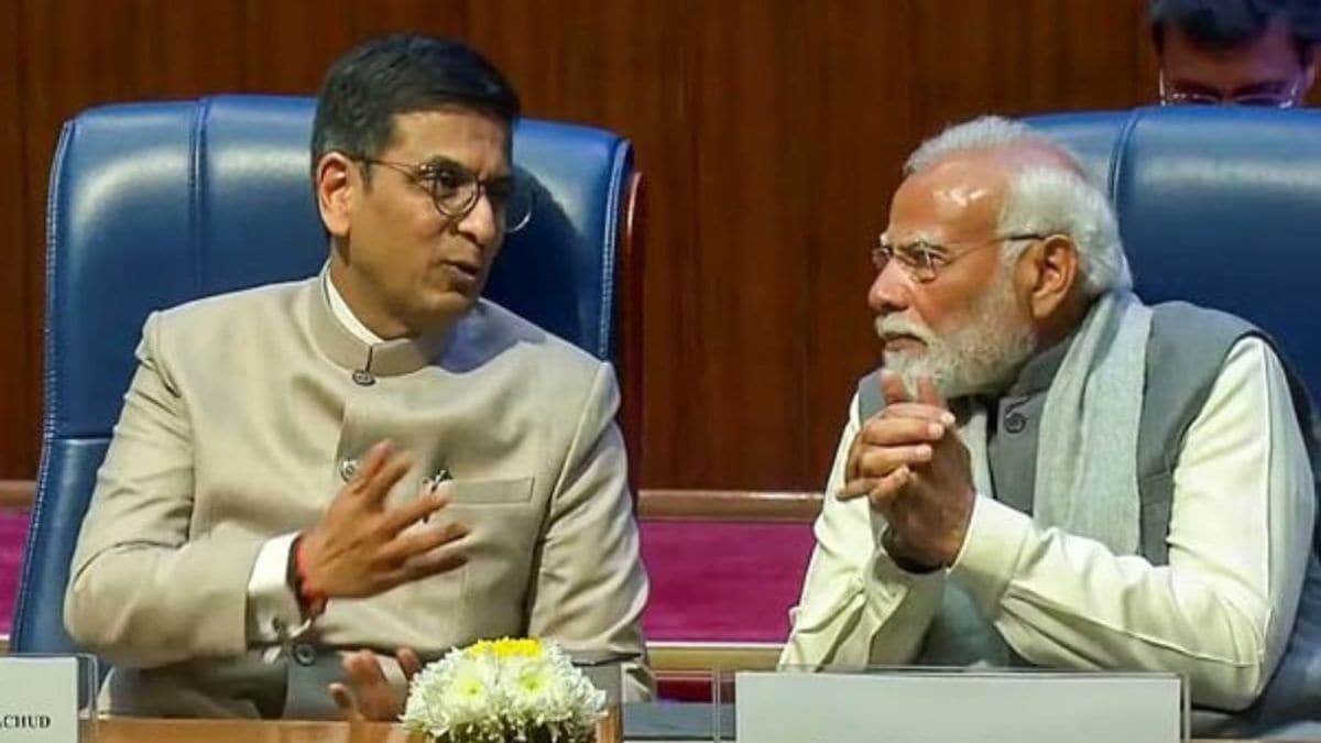 PM Modi and CJI Chandrachud