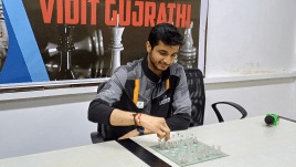 Vidit Gujrathi at the Mumbai Press Club. (Credit: Amit Kamath)