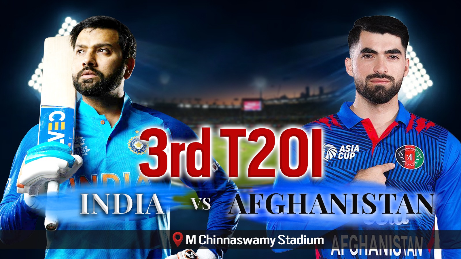 India vs Afghanistan Live Score, 3rd T20: Rohit Sharma and Rinku Singh put on a 50-run stand in Bengaluru | Cricket News