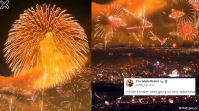 World's largest firework in Japan.