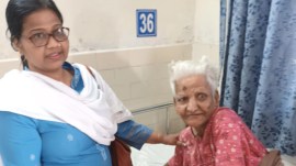 YCM Pimpri old woman