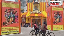 A temple decked up in Kanpur