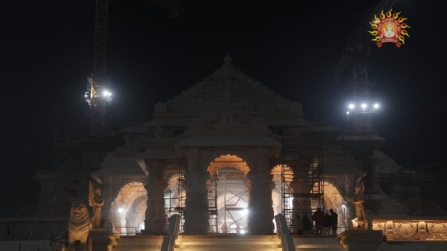 Inside Ayodhya temple: Stunning visuals show how an illuminated Ram ...