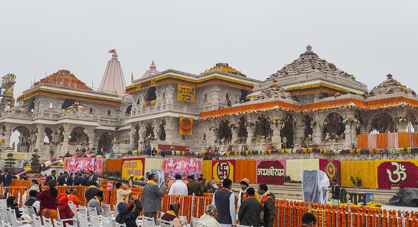 Ram Mandir ‘Pran Pratishtha’ ceremony concludes: Check out visuals from ...