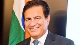 India-US economic relationship, Khalistan separatist Gurpatwant Singh Pannun, global supply chain, Mukesh Aghi, US-India Strategic Partnership Forum, Tesla entry into India, Aghi in Vibrant Gujarat Summit, India’s EV policy, chip manufacturing ecosystem, battery ecosystem, economy news, indian exprress intertview, Opinion, indian express news