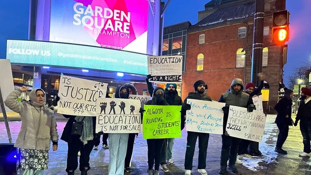 canada students protest