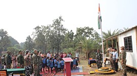 chhattisgarh-flag chhattisgarh, republic day, indian flag, indian express