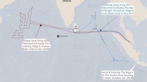 China vessel maldives India