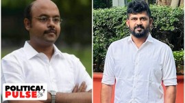 Yathindra Siddaramaiah (left) and BJP MP Pratap Simha.