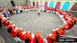 Keshav Shankhnaad Pathak was set up in 2017 after its president Nitin Mahajan realised that the traditional art was disappearing in Maharashtra. (Express Photo by Arul Horizon)