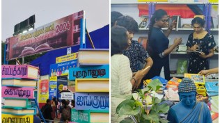 With a total of 900 stalls, the event boasted the presence of notable publishers, including South India Buddha Vihar, Voice of Buddha, Ezhuchi Publication House, Thadagam Publications, and Thirunangai Press LLP. (Express Photo/X:@thirunangai)