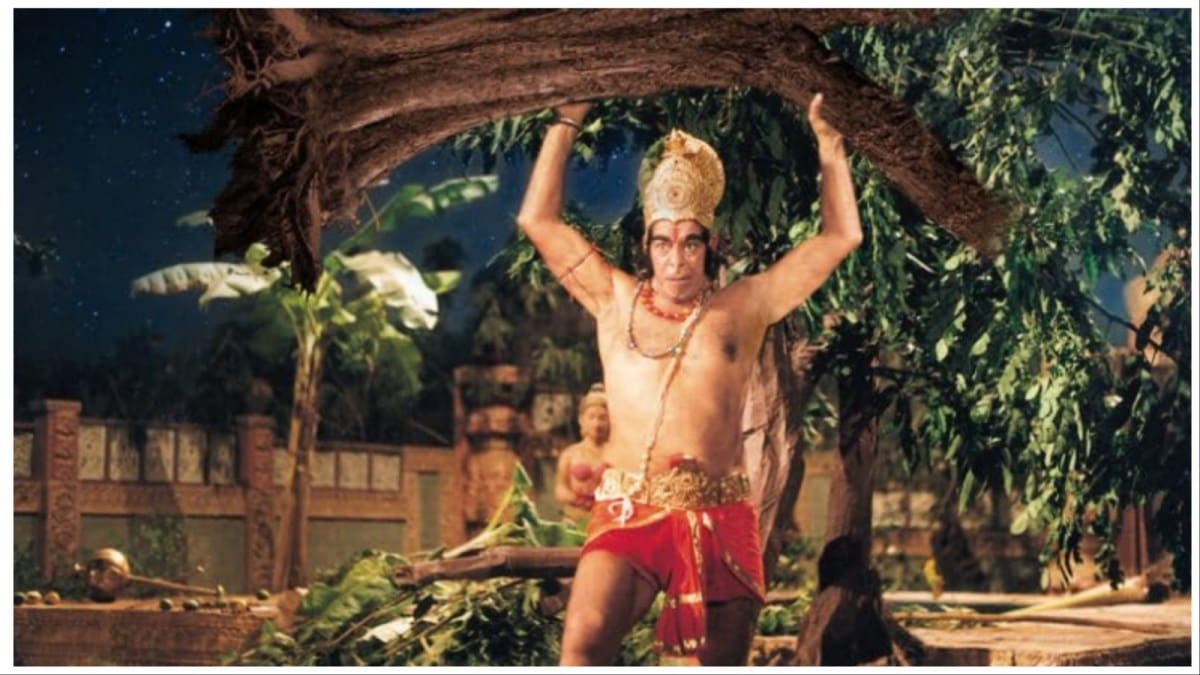 Dara Singh in a still from Ramayan