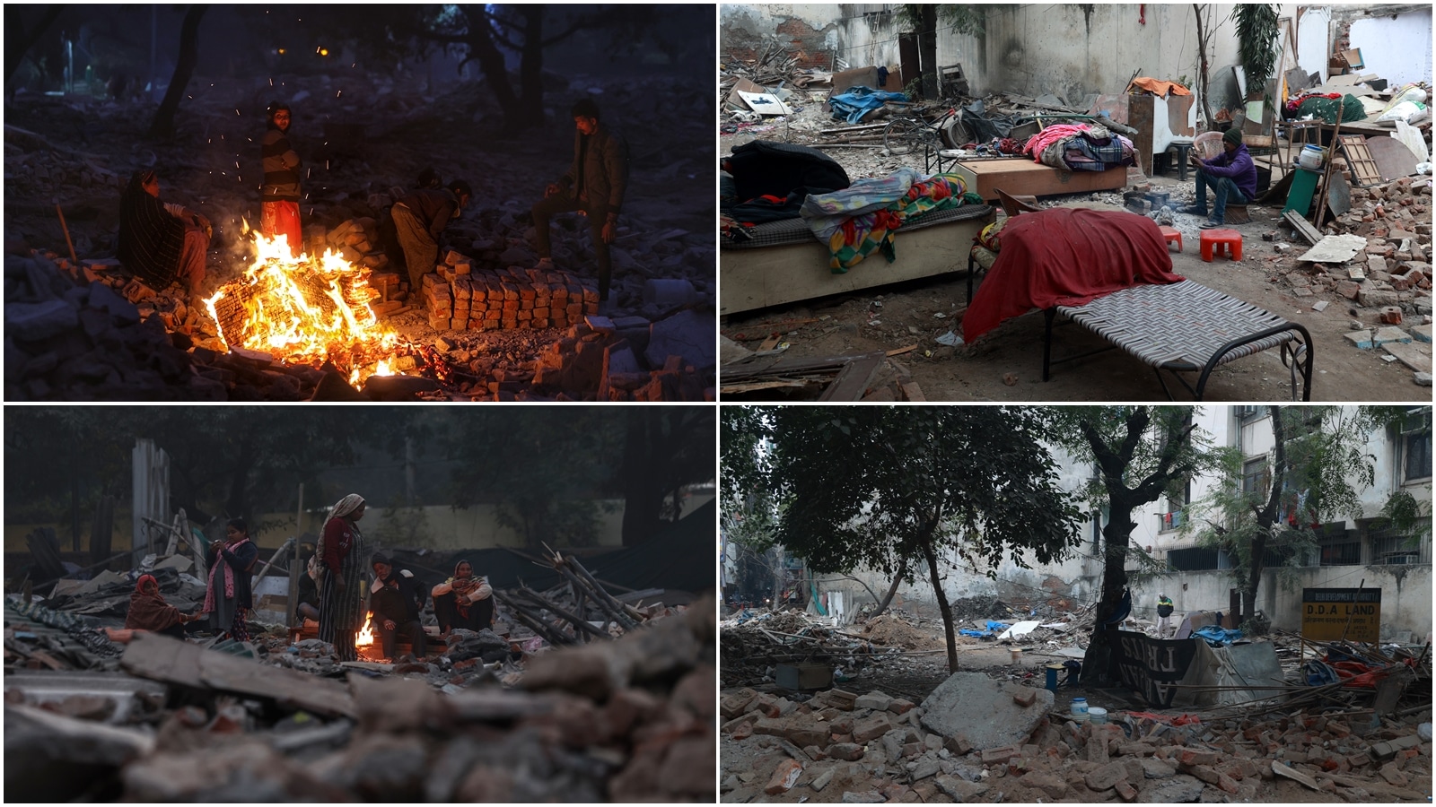 Houses razed in anti-encroachment drives across Delhi, several left ...