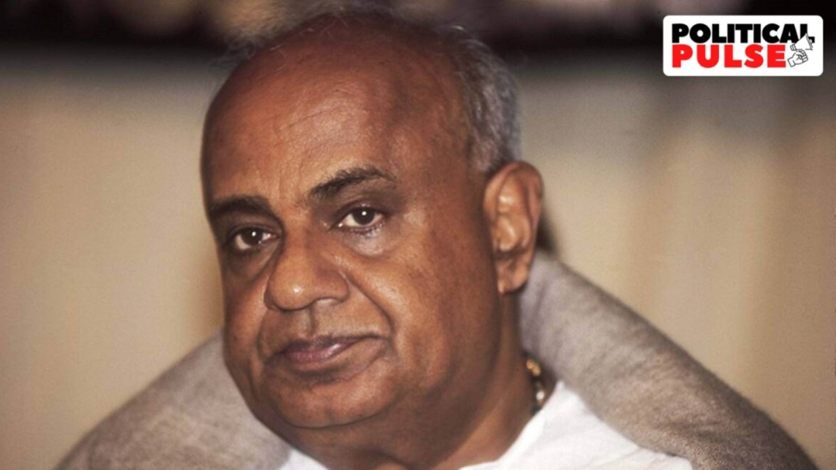 Lok Sabha elections in Karnataka, HD Deve Gowda, HD Kumaraswamy, Narendra Modi, Lok Sabha Elections 2024, Political Pulse, Indian express news, current affairs