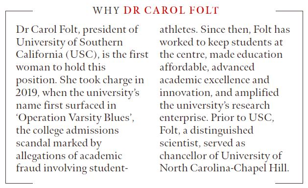 ‘One of the jobs of a president of a university is to hold the centre, so that all voices are heard’