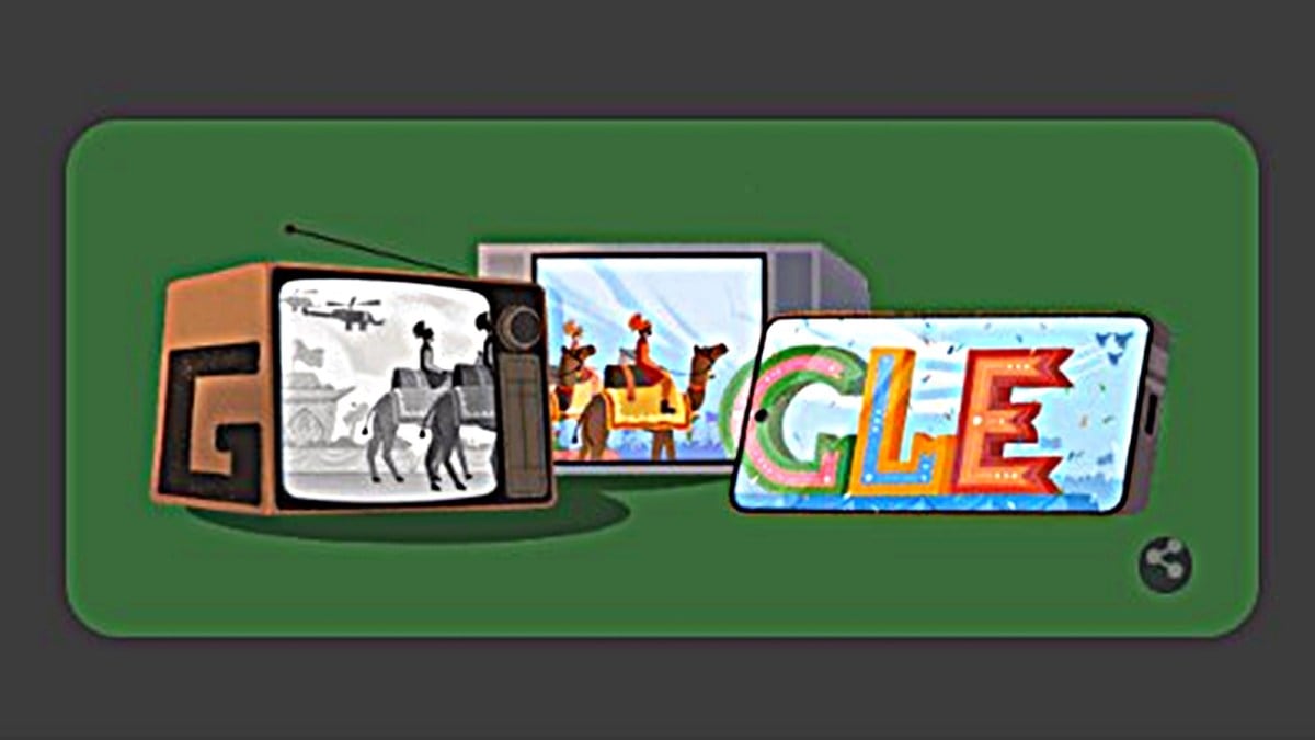 google doodle, 75th republic day, indian express