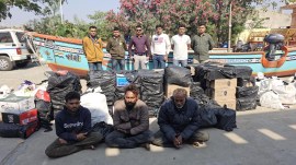 Gujarat liquor boat caught