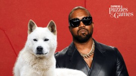 Korean jindo dog breed and rapper kanye west