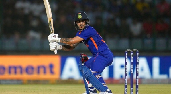 Ishan Kishan plays a shot during the match. (File)