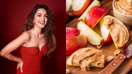 Kiara Advani fitness routine, Kabir Singh star workout diet, Pre-workout snack benefits, Apples with peanut butter nutrition, Kiara Advani health tips, Celebrity workout snacks