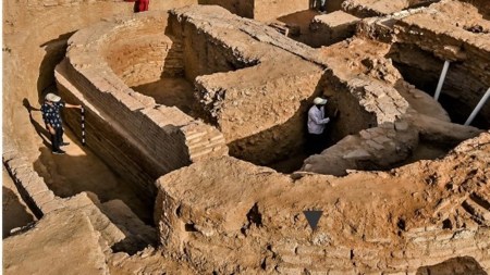 human settlements, human settlements evidence in Gujarat, IIT KGP JNU found evidence of human settlements, Archaeological Survey of India, ASI IIT KGP experts joint study, 800 BCE at Gujarat’s Vadnagar town, Dark Age, PM Modi hometown, Narendra Modi, indian express news