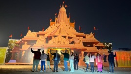 The mini Ayodhya in Chandigarh. (Express Photo)