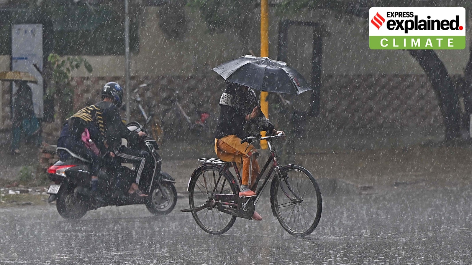 India’s monsoon rain pattern