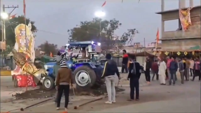 ujjain patel statue destroyed