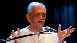 Indian poet and lyricist Gulzar