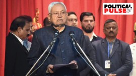 Nitish Kumar takes oath as the Chief Minister of Bihar for the ninth time.