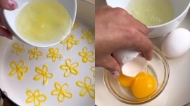 Egg Recipes, Creative Omelette Ideas, Tiffiny's Flower Omelette