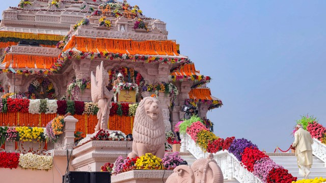 PM at Ram temple consecration ceremony