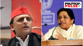 Samajwadi Party leader Akhilesh Yadav and Bahujan Samaj Party supremo Mayawati. (File)