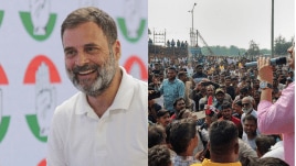 Rahul Gandhi Congress truckers protest