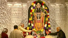 Ram temple consecration ceremony