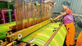 saree-4COl republic day delhi, Republic of India, Narendra Modi, Republic Day, republic day celebrations, Republic Day parade, Indian express news, current affairs