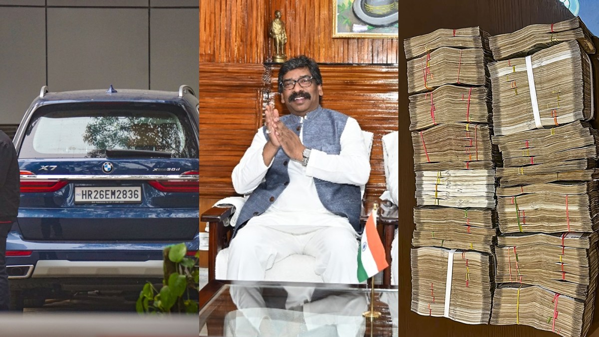 hemant soren, hemant soren car seized, hemant soren ed raid