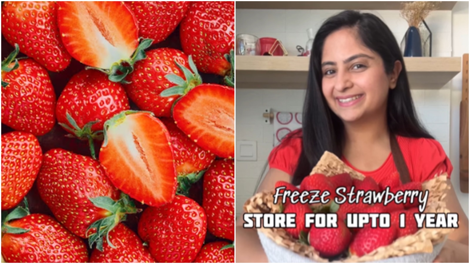 WATCH: The strawberry hack to show you how to remove the stem