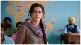 Taapsee Pannu in a still from Dunki.