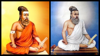 Thiruvalluvar in white or saffron? Debate springs up again in Tamil Nadu after Governor Ravi's post | Chennai News - The Indian Express