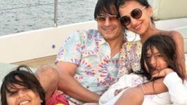 vivek oberoi, vivek oberoi kids
