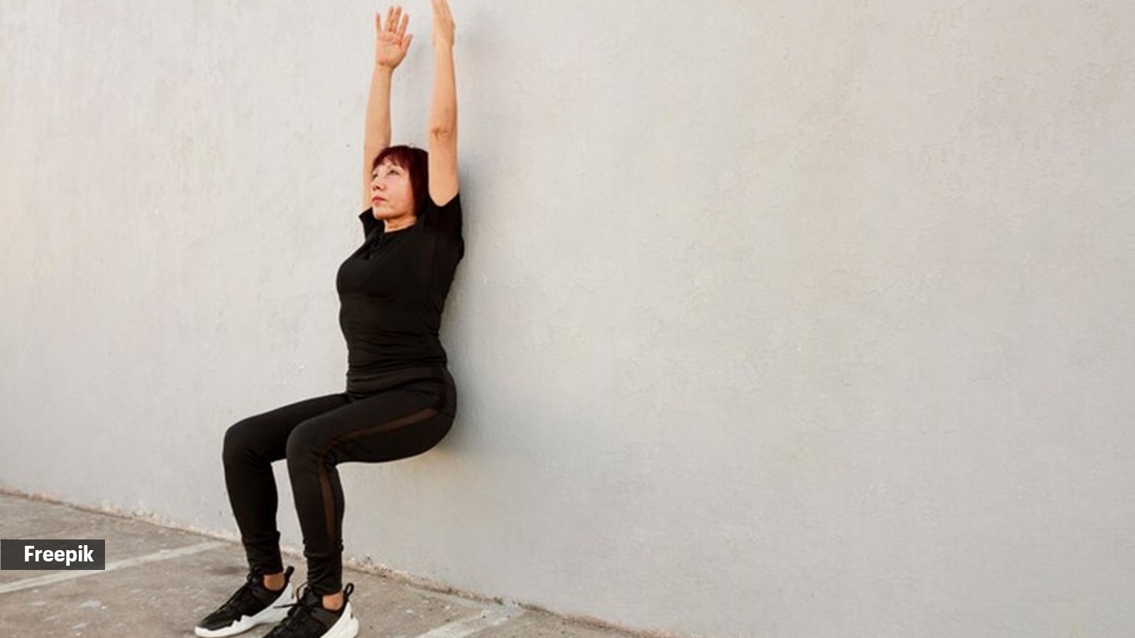 wall pilates exercise