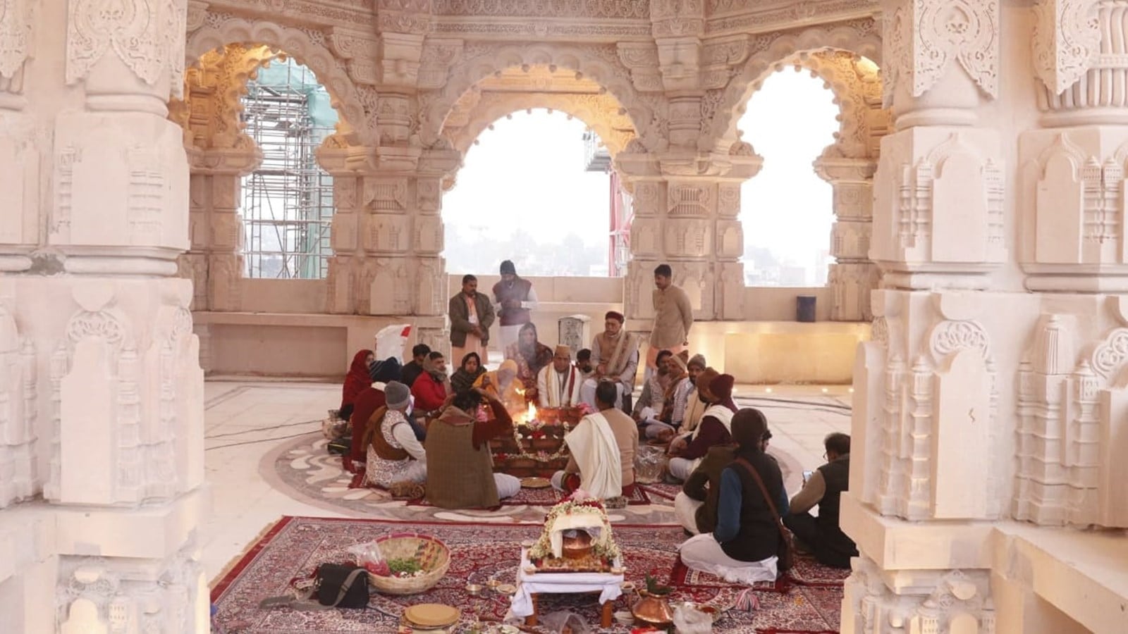 Ritual fire to remain lit till consecration ceremony | India News - The ...