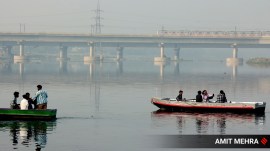 The National Green Tribunal on Tuesday directed the district magistrates of Gautam Buddha Nagar and Ghaziabad to appear in person before the tribunal for failing to demarcate the flood plain zone of river Yamuna and Hindon flowing within their districts.