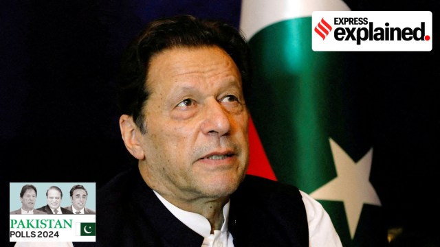 Former Pakistani Prime Minister Imran Khan pauses as he speaks with Reuters during an interview, in Lahore, Pakistan March 17, 2023.