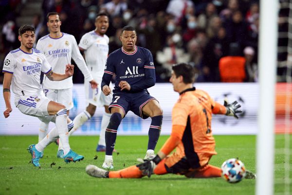 Football: Kylian Mbappe scores vs Madrid 