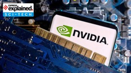 FILE PHOTO: A smartphone with a displayed NVIDIA logo is placed on a computer motherboard in this illustration taken March 6, 2023. REUTERS/Dado Ruvic/Illustration/File Photo