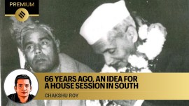 Prakash Vir Shastri (left) with PM Lal Bahadur Shastri (right). (File Photo)