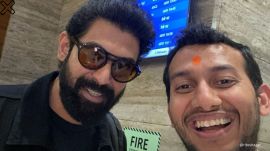 OYO's founder bumps into Rana Daggubati