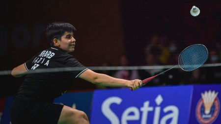 Indian badminton star Anmol Kharb